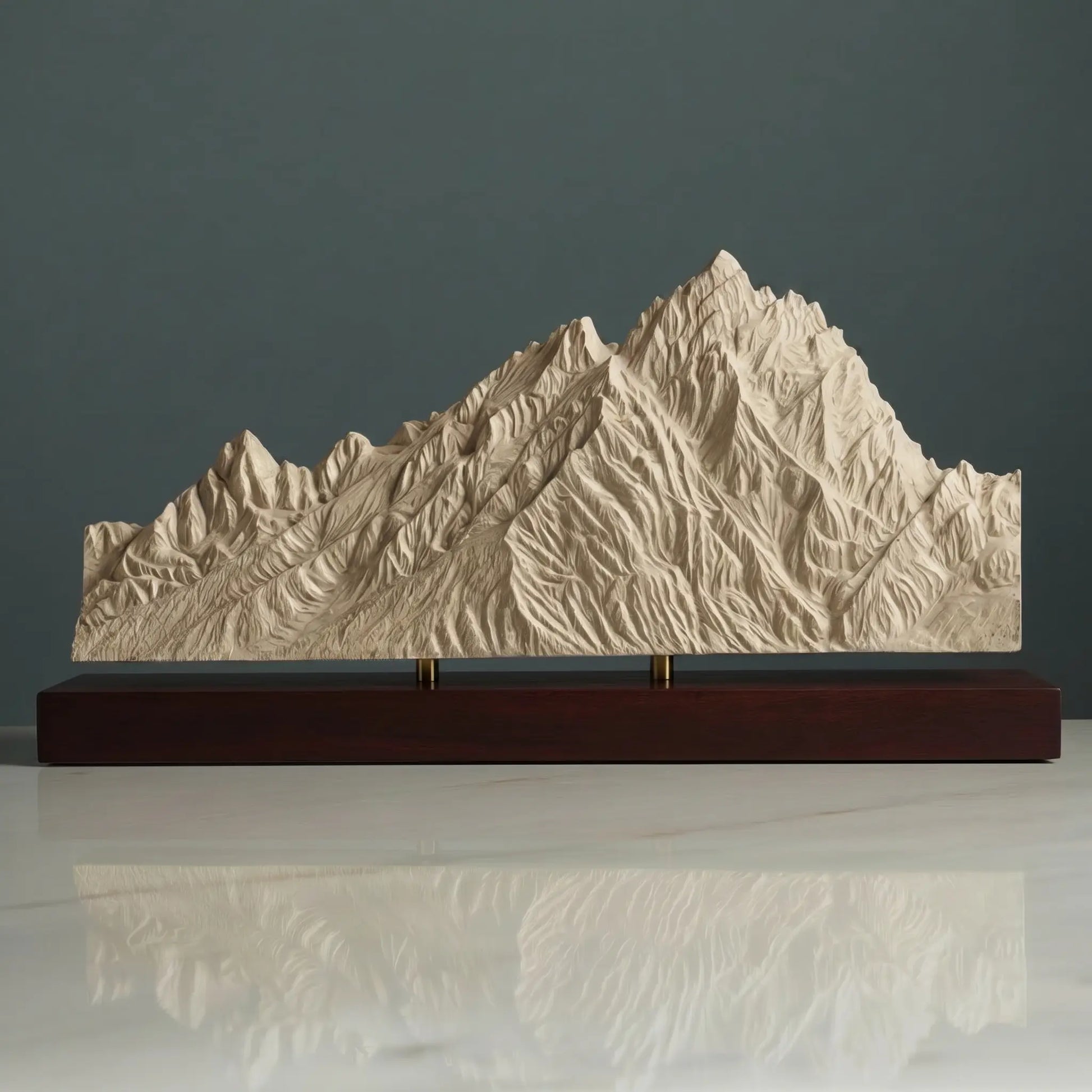 Grand Teton Sculpture (Jackson Lake Lodge, Wyoming) Sculpted Peaks