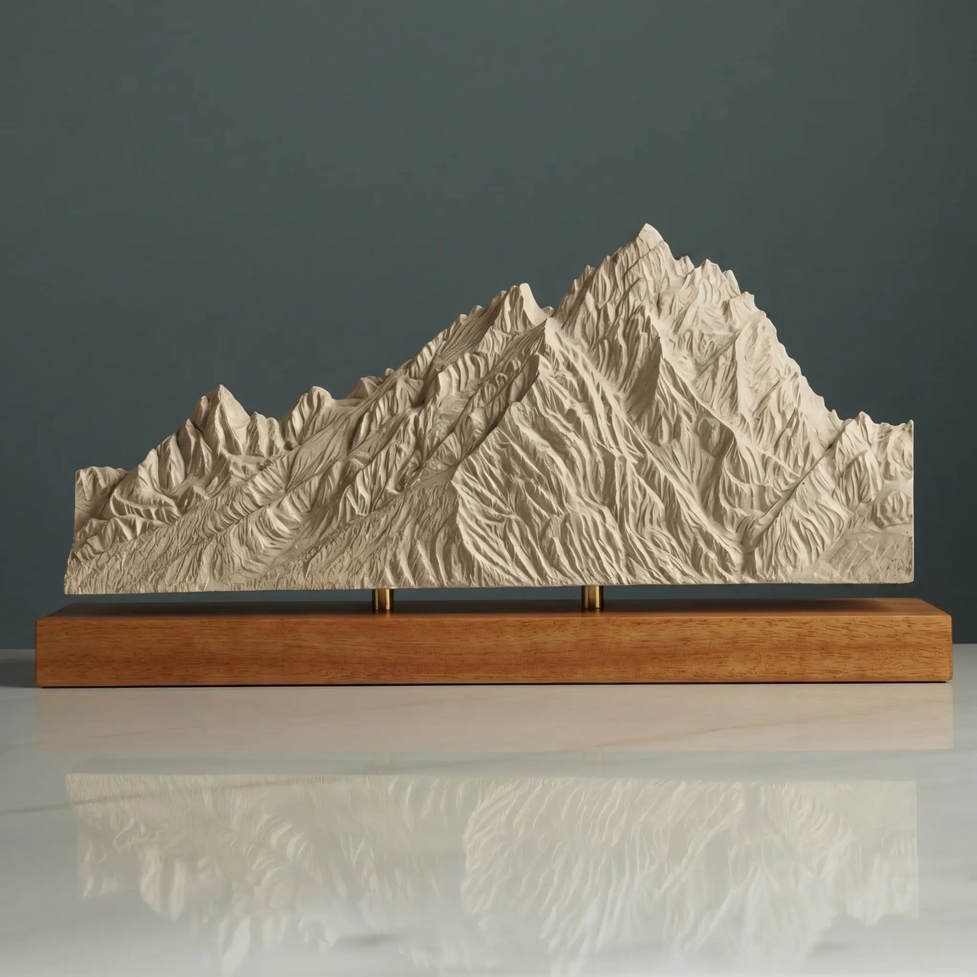 Grand Teton Sculpture (Jackson Lake Lodge, Wyoming) Sculpted Peaks