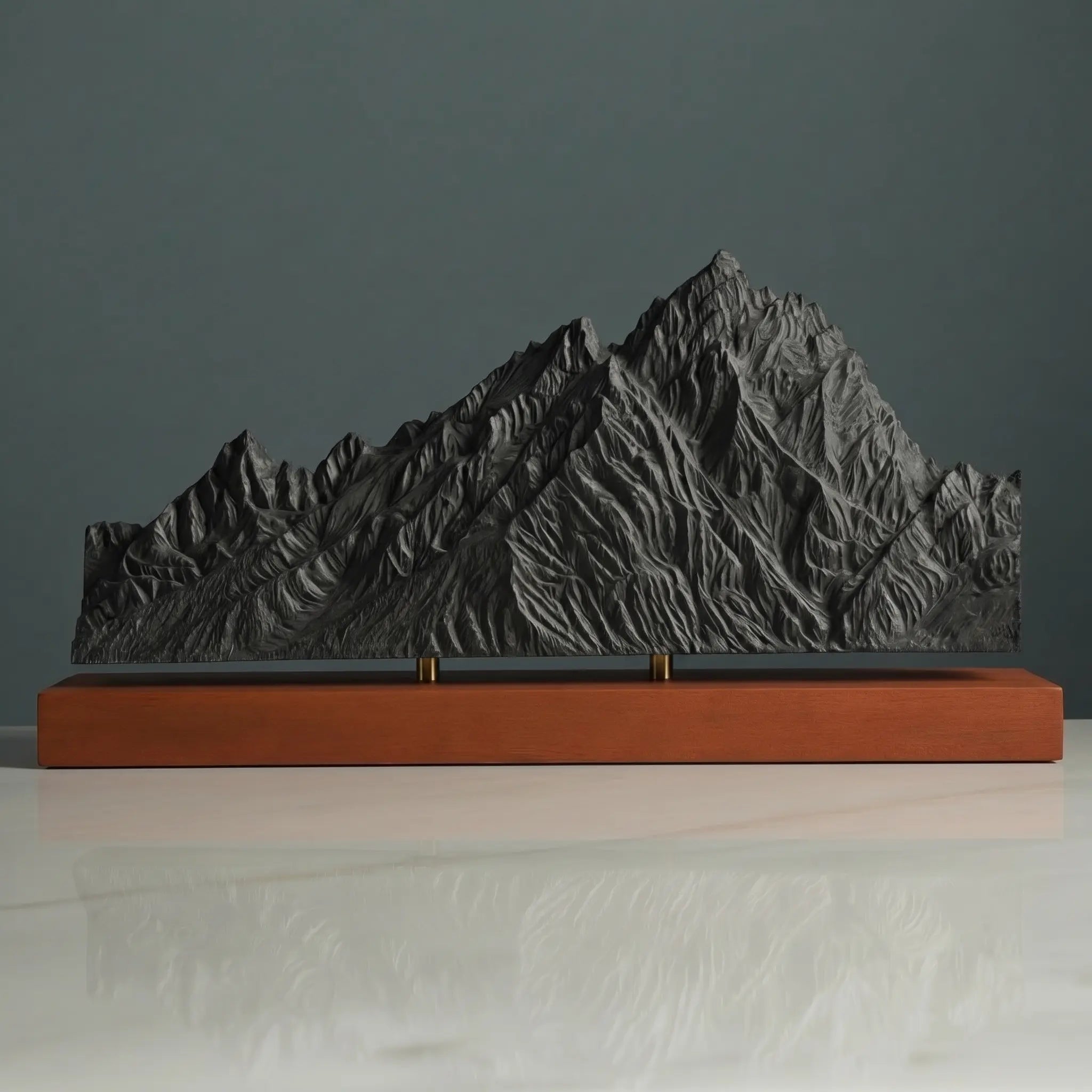 Grand Teton Sculpture (Jackson Lake Lodge, Wyoming) Sculpted Peaks