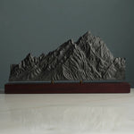 Grand Teton Sculpture (Jackson Lake Lodge, Wyoming) Sculpted Peaks