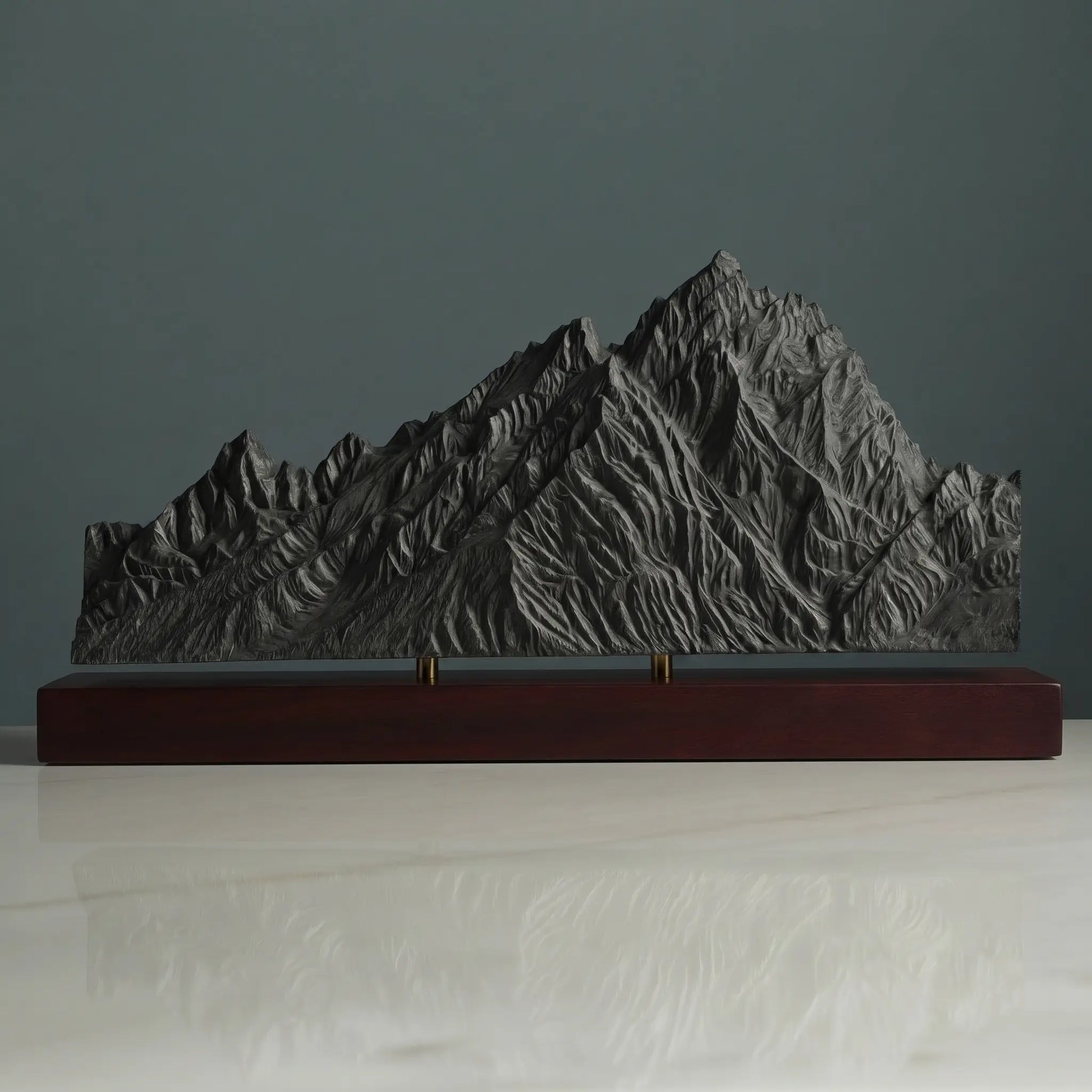 Grand Teton Sculpture (Jackson Lake Lodge, Wyoming) Sculpted Peaks