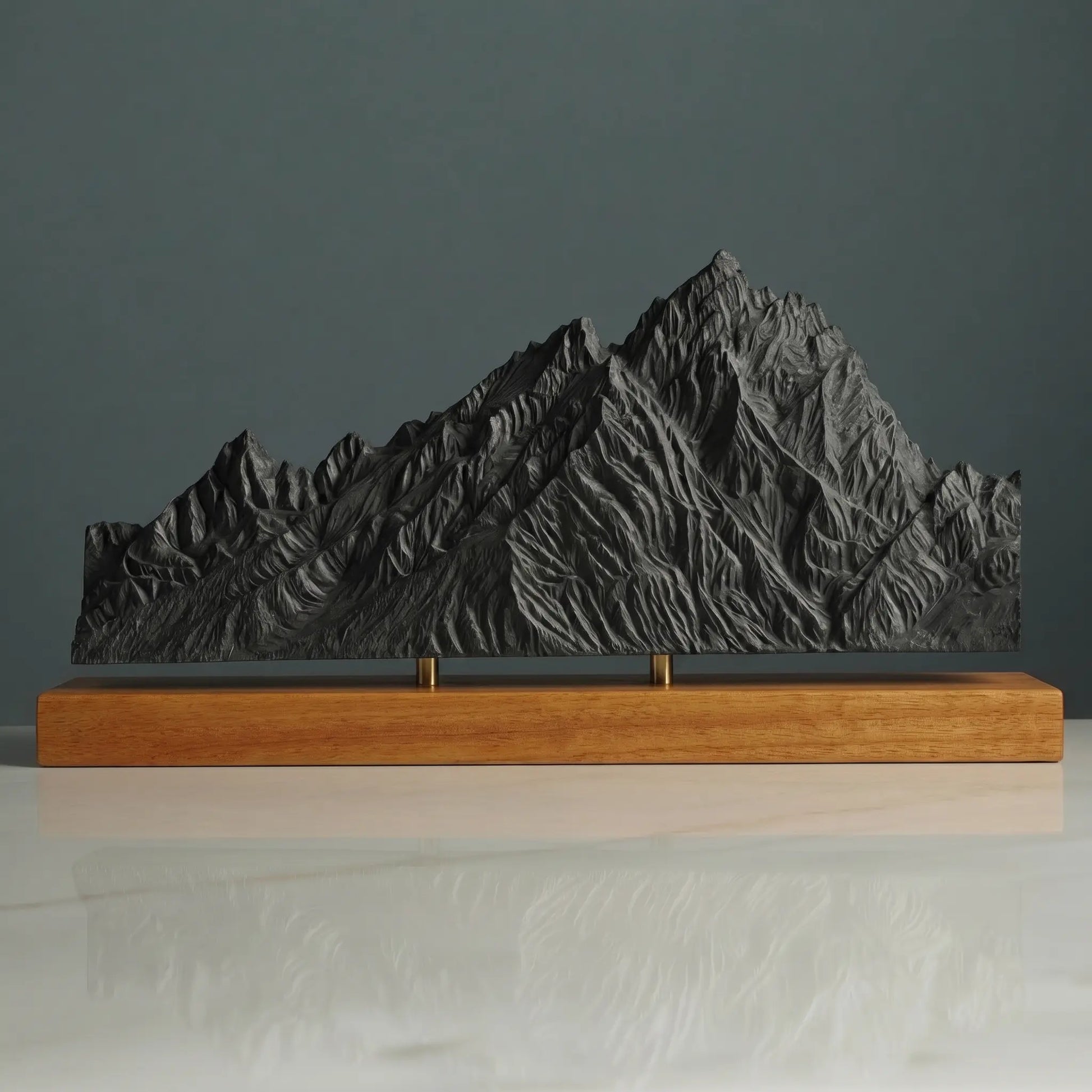 Grand Teton Sculpture (Jackson Lake Lodge, Wyoming) Sculpted Peaks