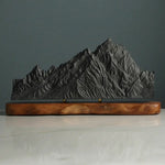 Grand Teton Sculpture (Jackson Lake Lodge, Wyoming) Sculpted Peaks