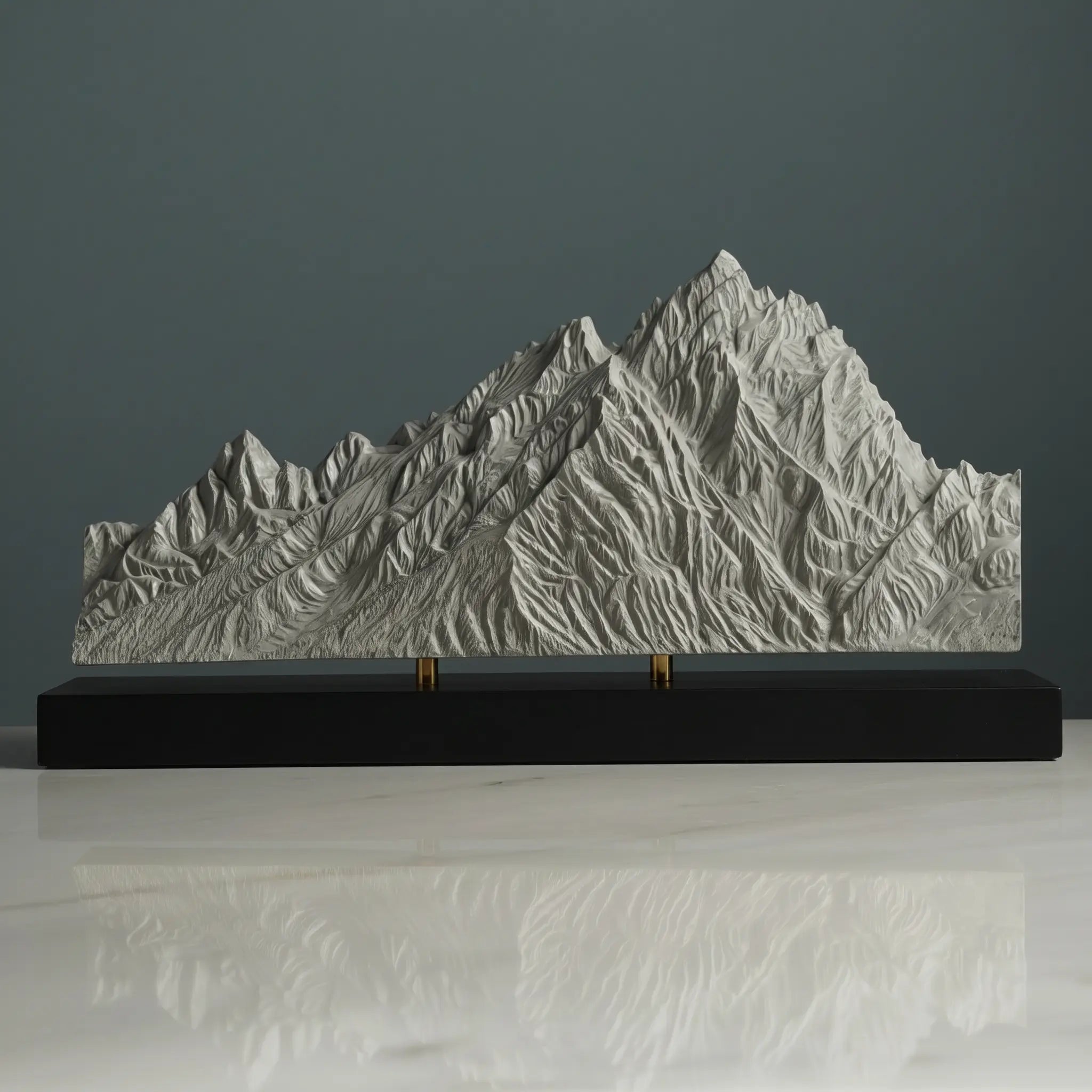 Grand Teton Sculpture (Jackson Lake Lodge, Wyoming) Sculpted Peaks
