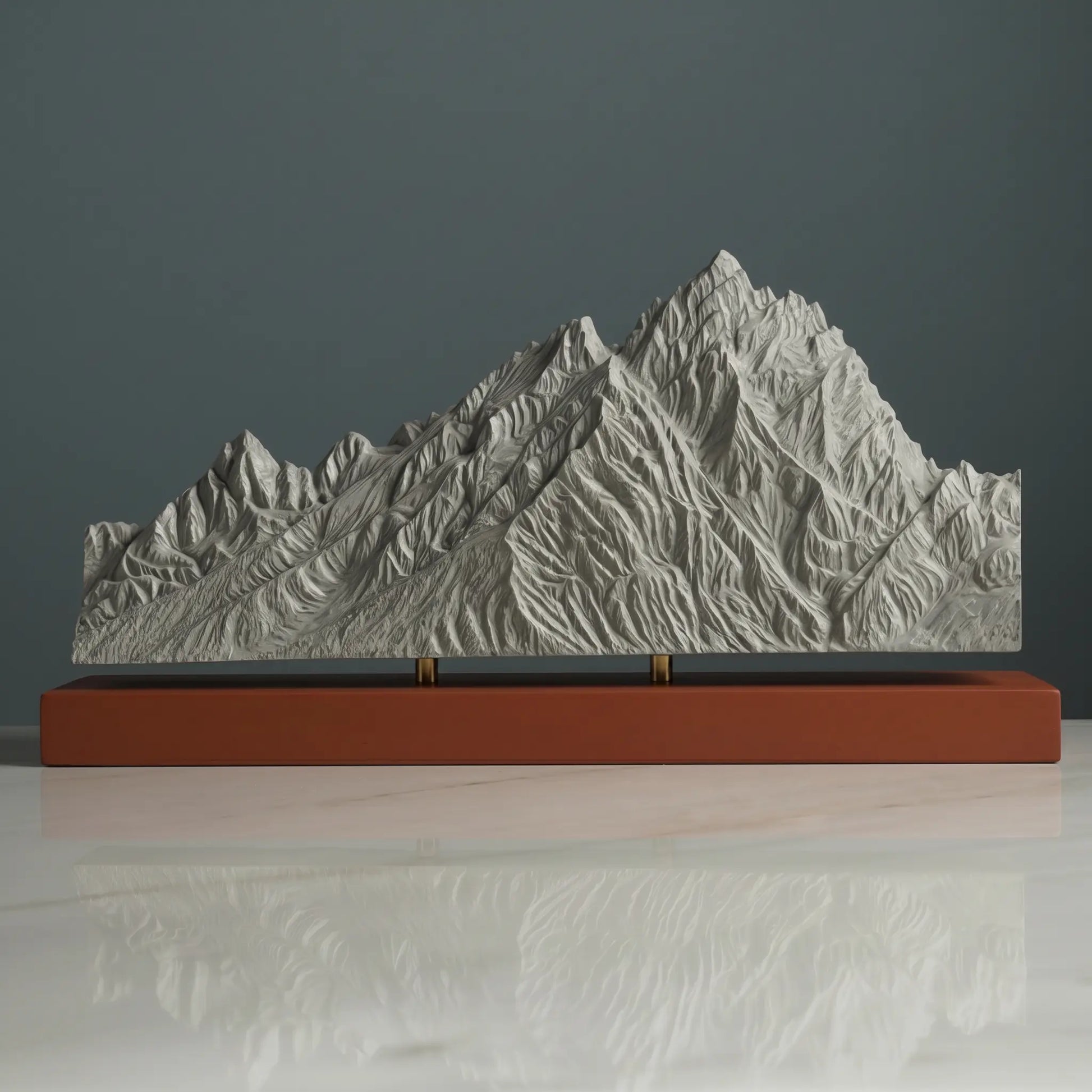 Grand Teton Sculpture (Jackson Lake Lodge, Wyoming) Sculpted Peaks