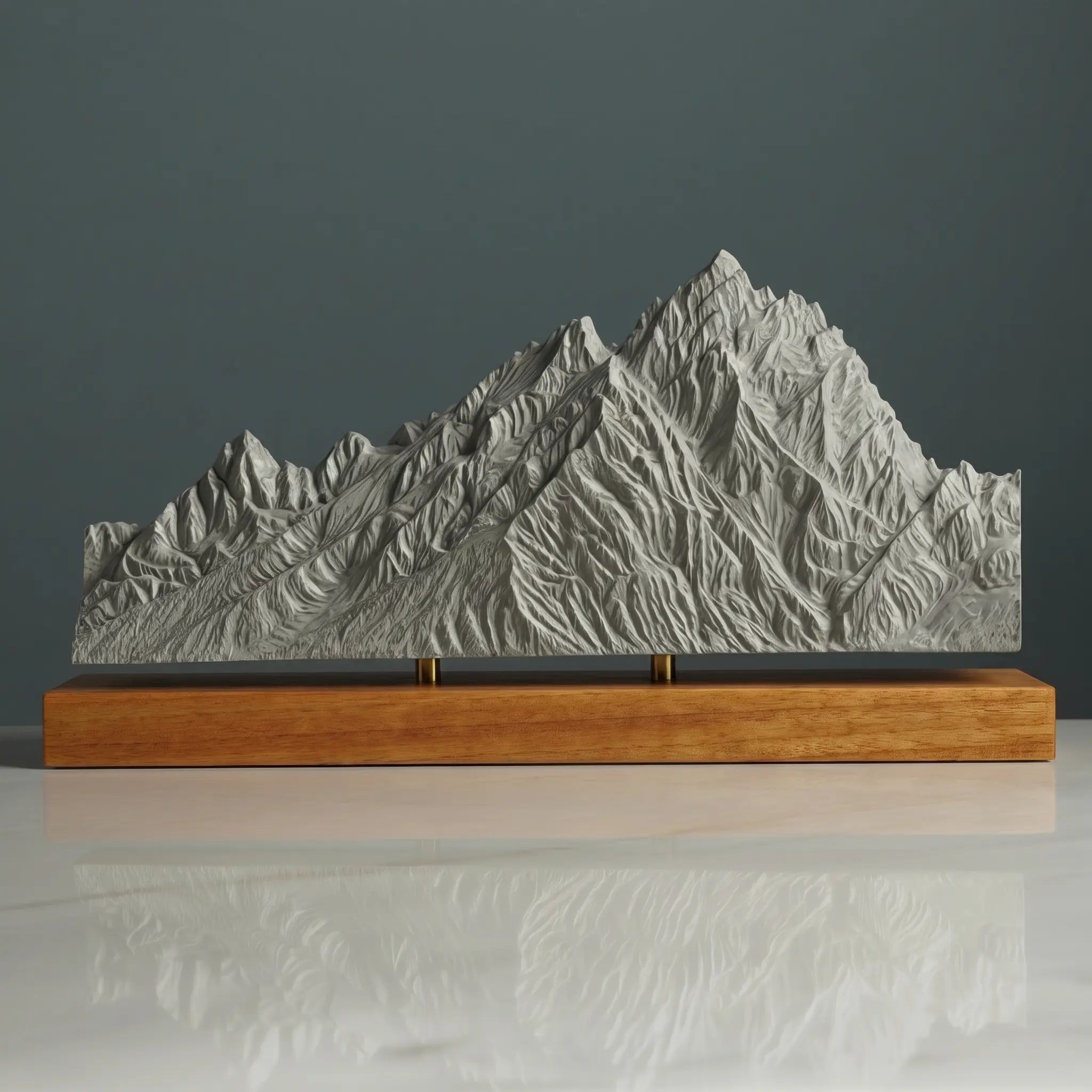 Grand Teton Sculpture (Jackson Lake Lodge, Wyoming) Sculpted Peaks