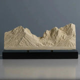 Grand Teton Sculpture (View from Jenny Lake, Wyoming) Sculpted Peaks