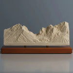 Grand Teton Sculpture (View from Jenny Lake, Wyoming) Sculpted Peaks