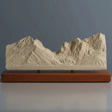 Grand Teton Sculpture (View from Jenny Lake, Wyoming) Sculpted Peaks