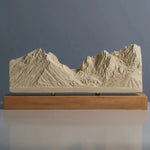 Grand Teton Sculpture (View from Jenny Lake, Wyoming) Sculpted Peaks
