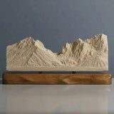 Grand Teton Sculpture (View from Jenny Lake, Wyoming) Sculpted Peaks