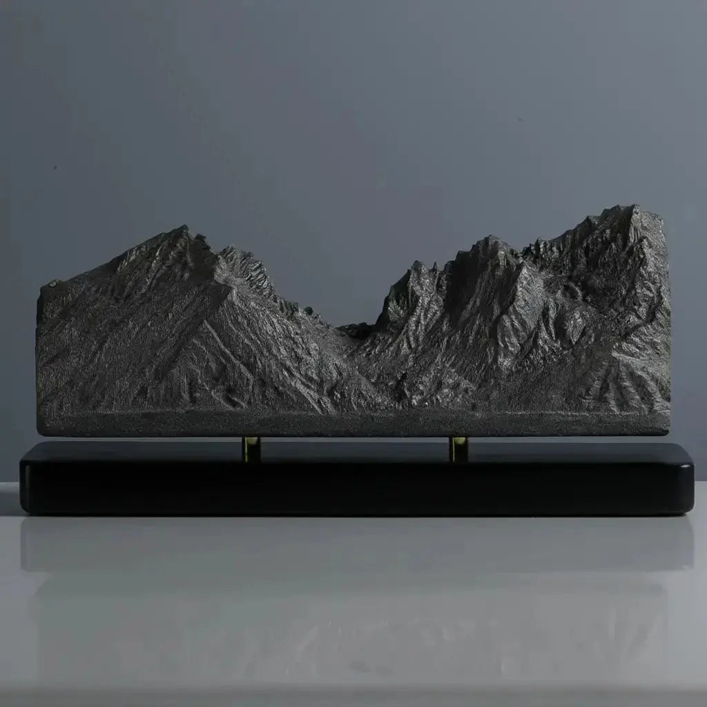 Grand Teton Sculpture (View from Jenny Lake, Wyoming) Sculpted Peaks