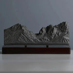 Grand Teton Sculpture (View from Jenny Lake, Wyoming) Sculpted Peaks