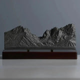 Grand Teton Sculpture (View from Jenny Lake, Wyoming) Sculpted Peaks