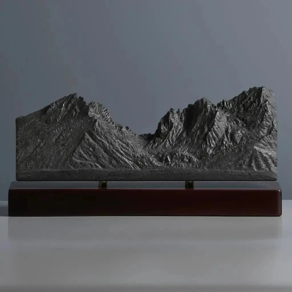 Grand Teton Sculpture (View from Jenny Lake, Wyoming) Sculpted Peaks
