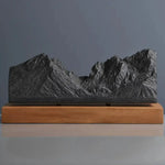 Grand Teton Sculpture (View from Jenny Lake, Wyoming) Sculpted Peaks