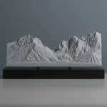 Grand Teton Sculpture (View from Jenny Lake, Wyoming) Sculpted Peaks