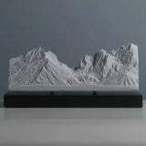 Grand Teton Sculpture (View from Jenny Lake, Wyoming) Sculpted Peaks