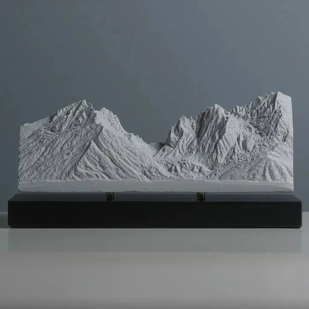 Grand Teton Sculpture (View from Jenny Lake, Wyoming) Sculpted Peaks