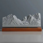 Grand Teton Sculpture (View from Jenny Lake, Wyoming) Sculpted Peaks