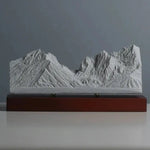 Grand Teton Sculpture (View from Jenny Lake, Wyoming) Sculpted Peaks