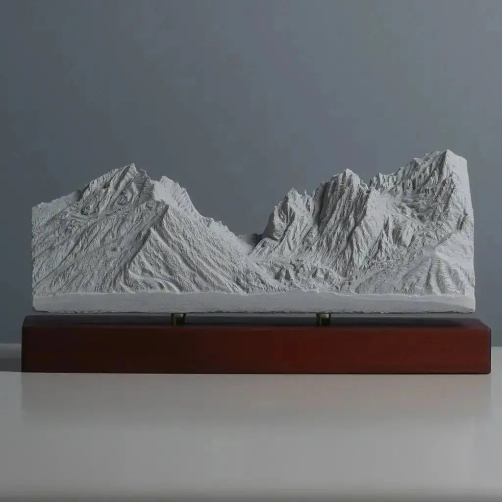 Grand Teton Sculpture (View from Jenny Lake, Wyoming) Sculpted Peaks