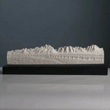 Grand Teton Sculpture (Panorama View, Wyoming) Sculpted Peaks