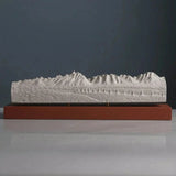 Grand Teton Sculpture (Panorama View, Wyoming) Sculpted Peaks