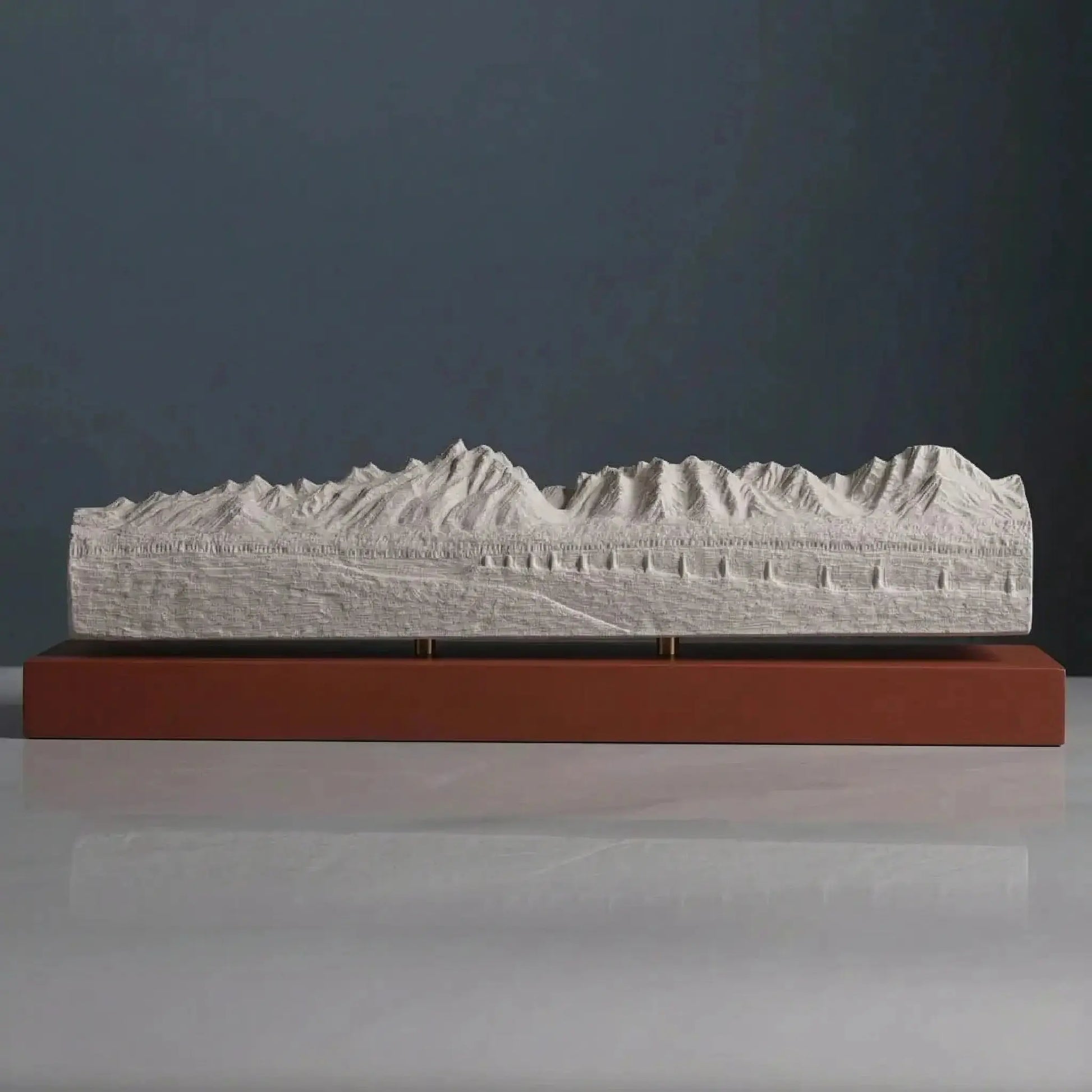 Grand Teton Sculpture (Panorama View, Wyoming) Sculpted Peaks