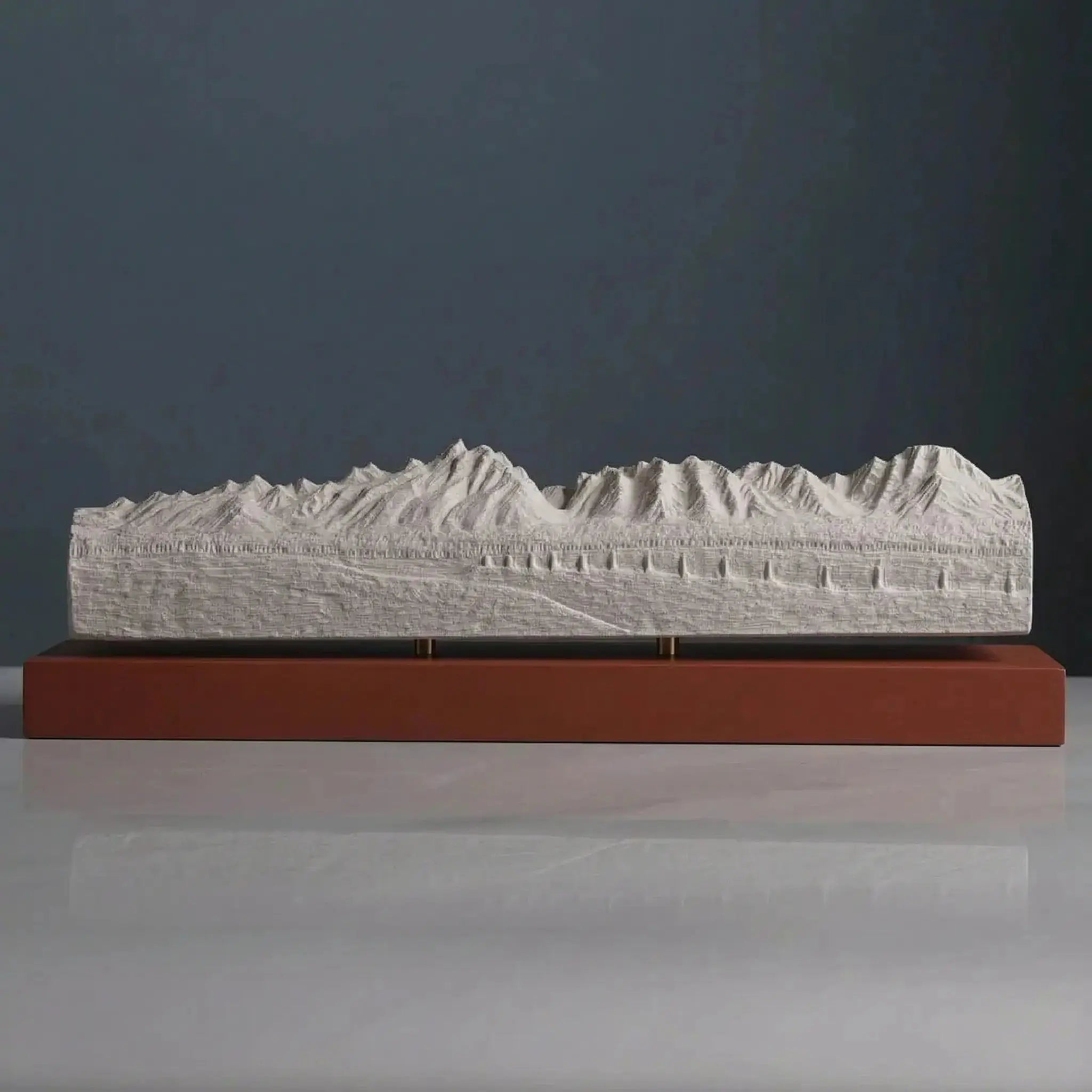 Grand Teton Sculpture (Panorama View, Wyoming) Sculpted Peaks