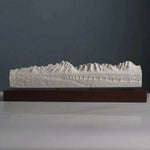 Grand Teton Sculpture (Panorama View, Wyoming) Sculpted Peaks