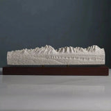 Grand Teton Sculpture (Panorama View, Wyoming) Sculpted Peaks