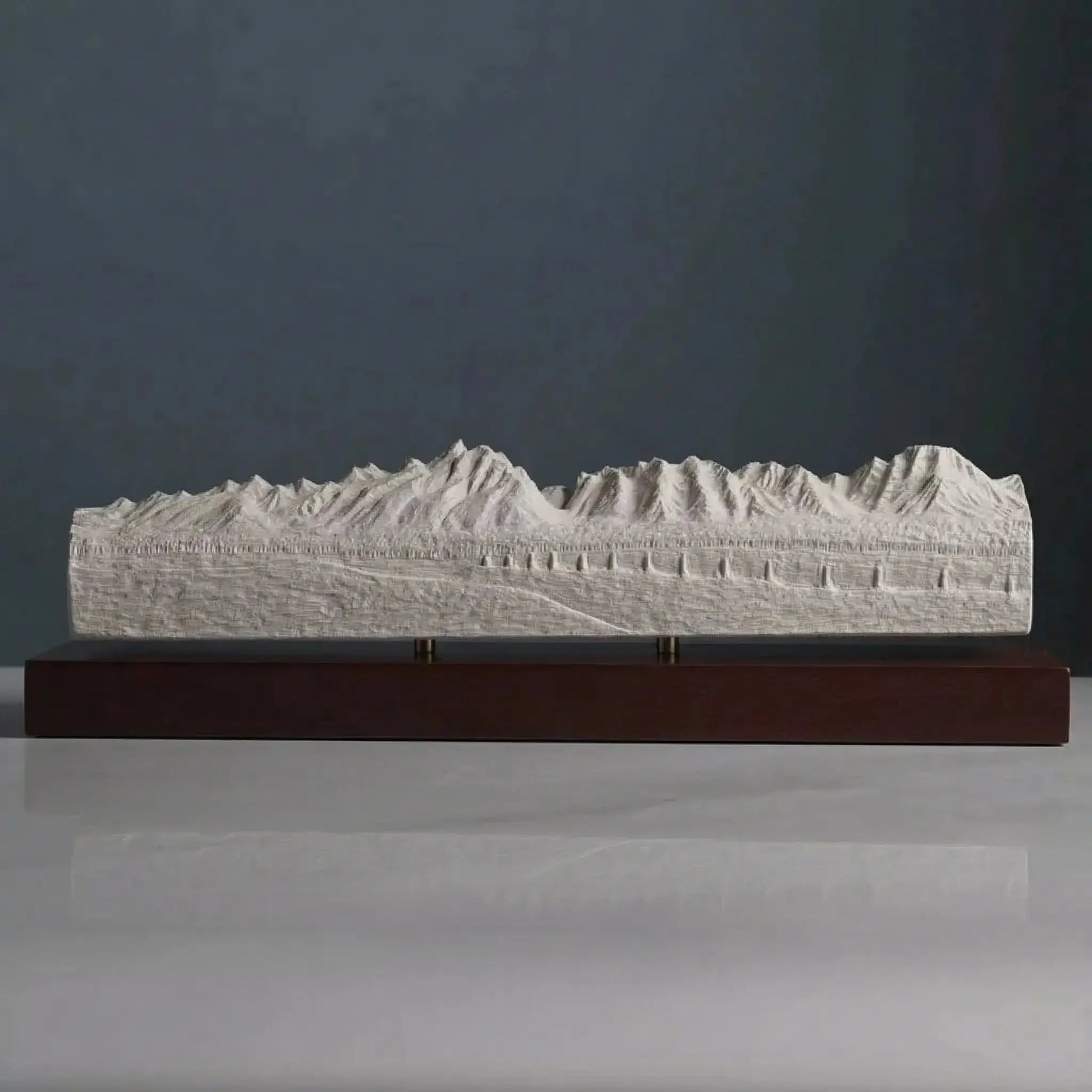 Grand Teton Sculpture (Panorama View, Wyoming) Sculpted Peaks