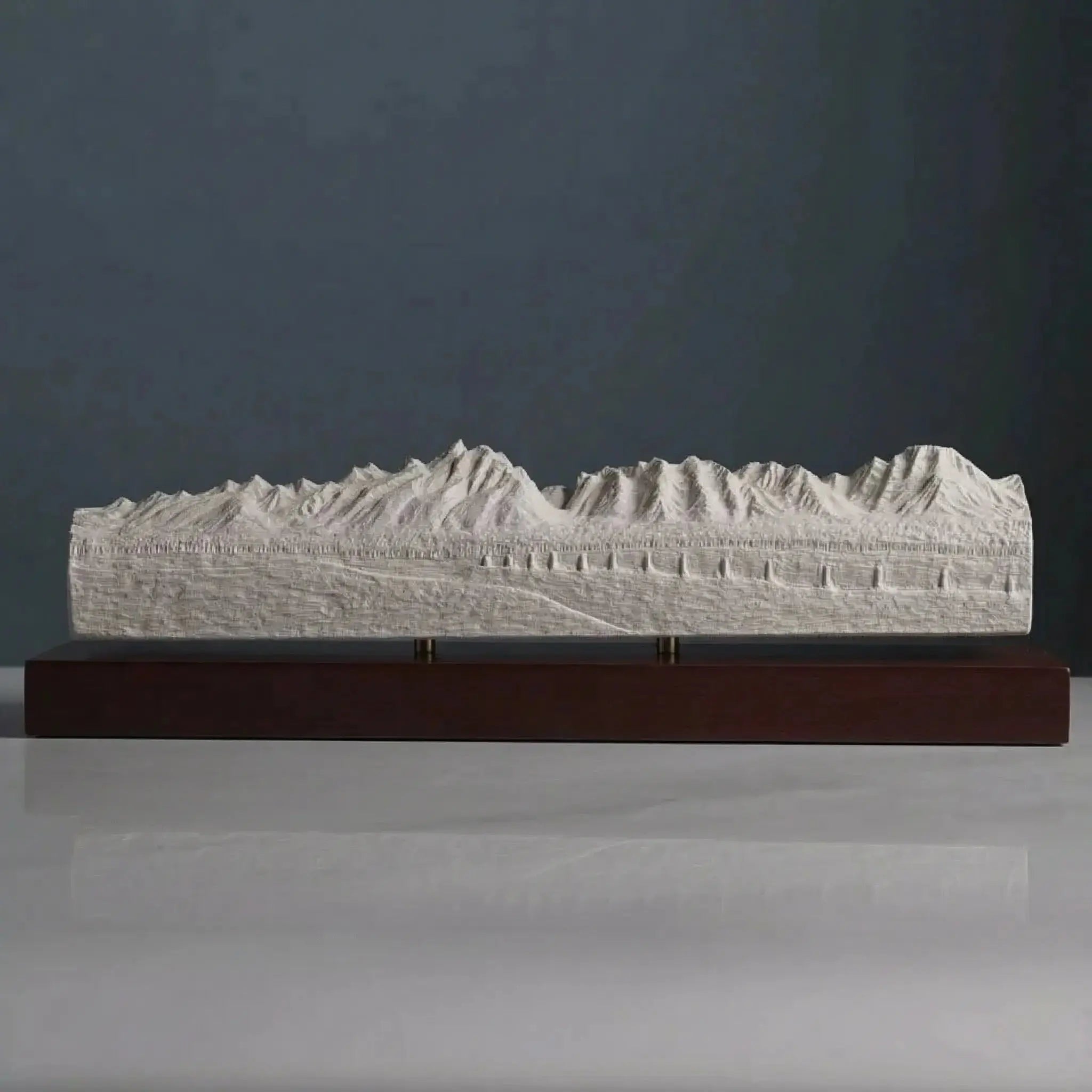 Grand Teton Sculpture (Panorama View, Wyoming) Sculpted Peaks