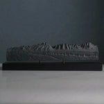 Grand Teton Sculpture (Panorama View, Wyoming) Sculpted Peaks