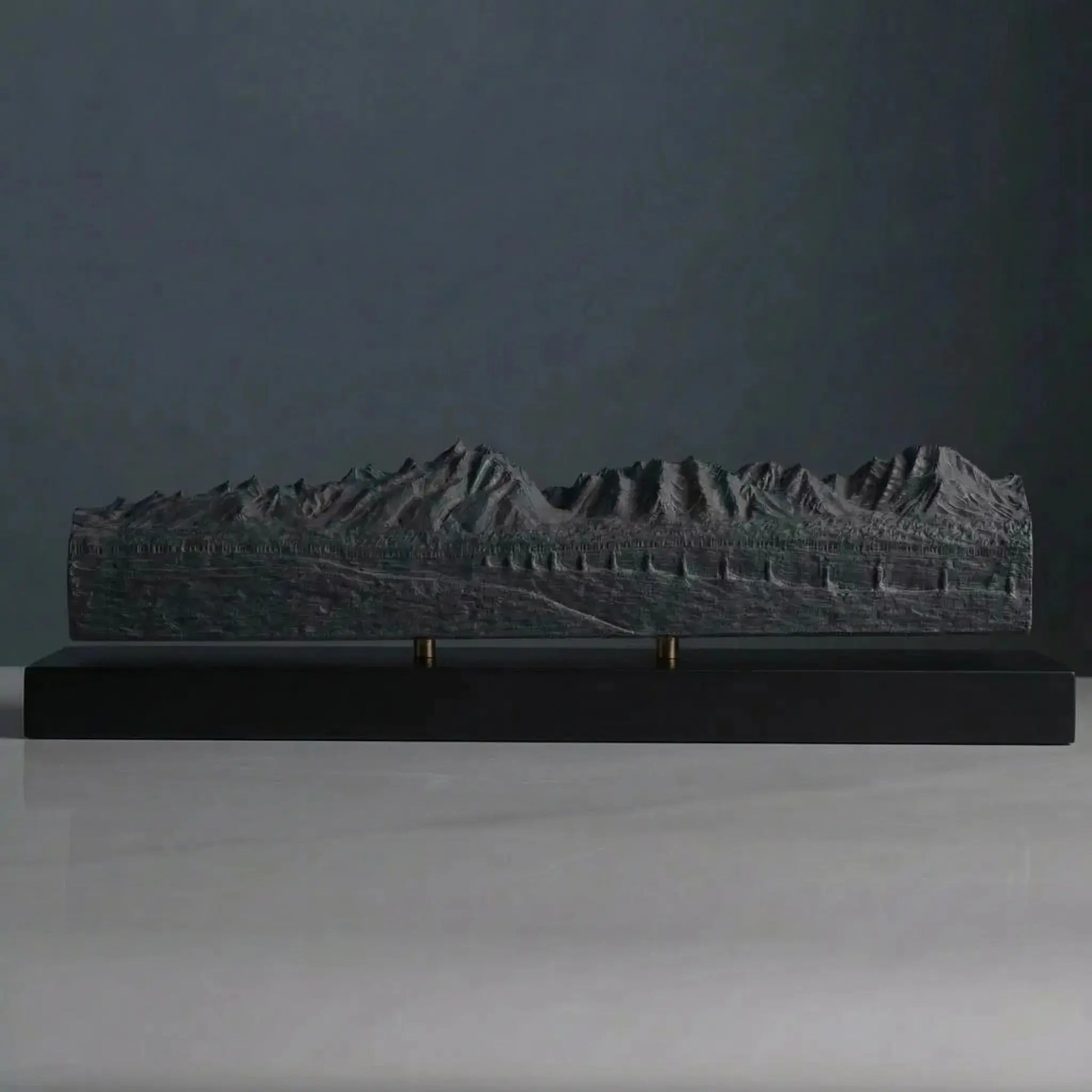Grand Teton Sculpture (Panorama View, Wyoming) Sculpted Peaks