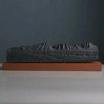Grand Teton Sculpture (Panorama View, Wyoming) Sculpted Peaks