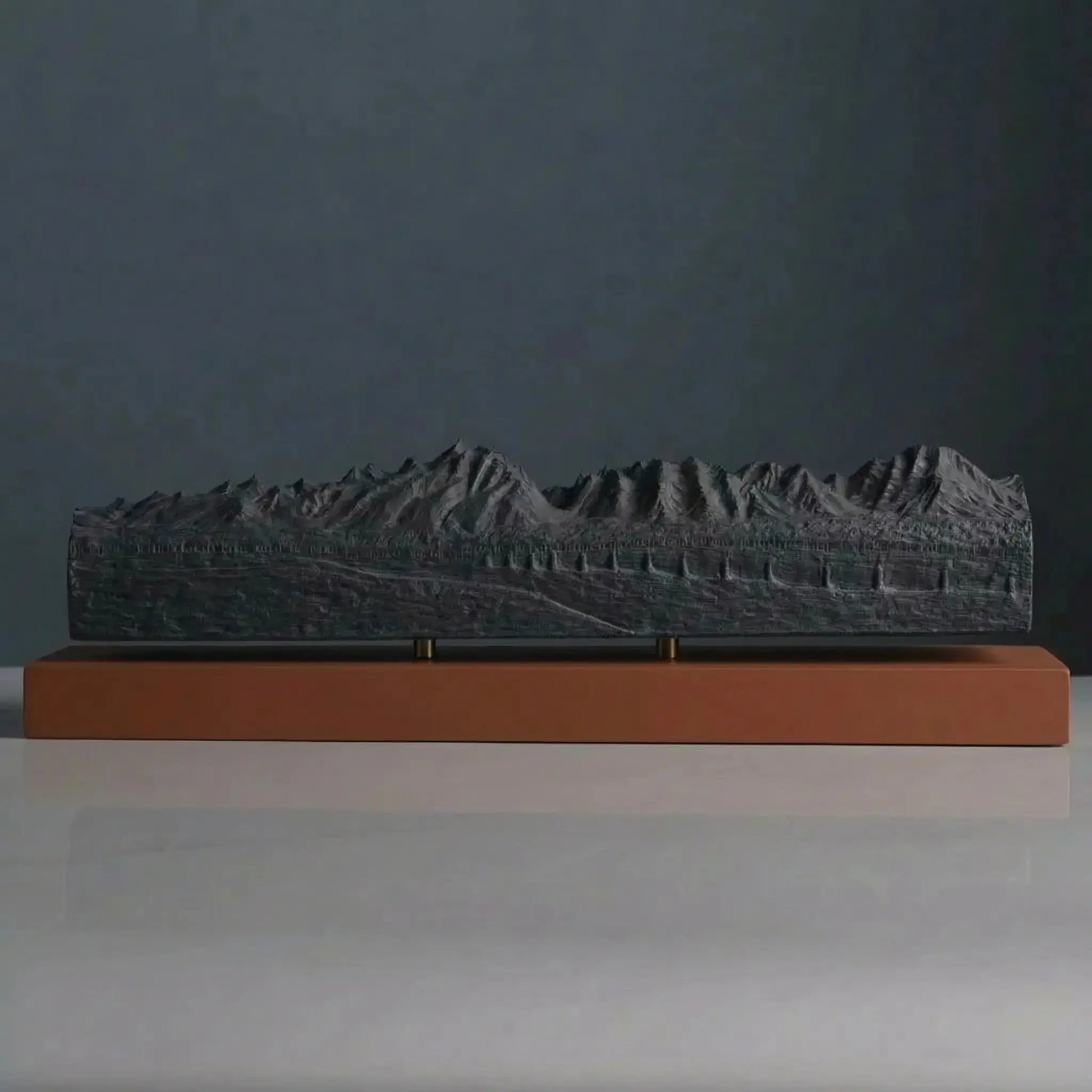 Grand Teton Sculpture (Panorama View, Wyoming) Sculpted Peaks