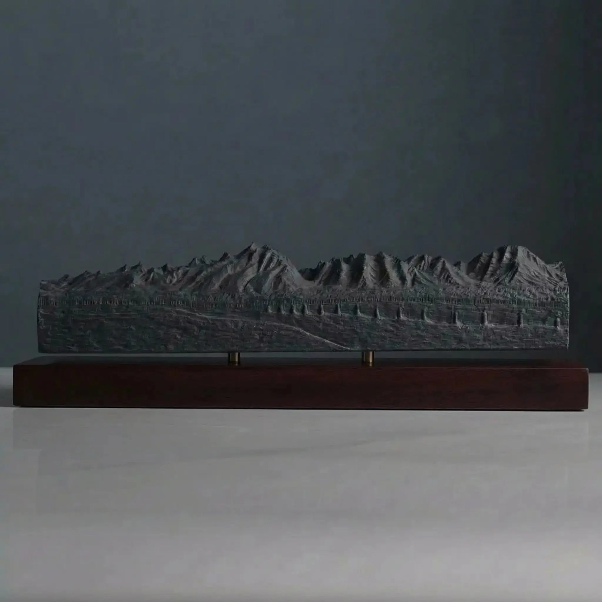 Grand Teton Sculpture (Panorama View, Wyoming) Sculpted Peaks