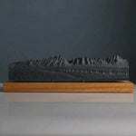 Grand Teton Sculpture (Panorama View, Wyoming) Sculpted Peaks