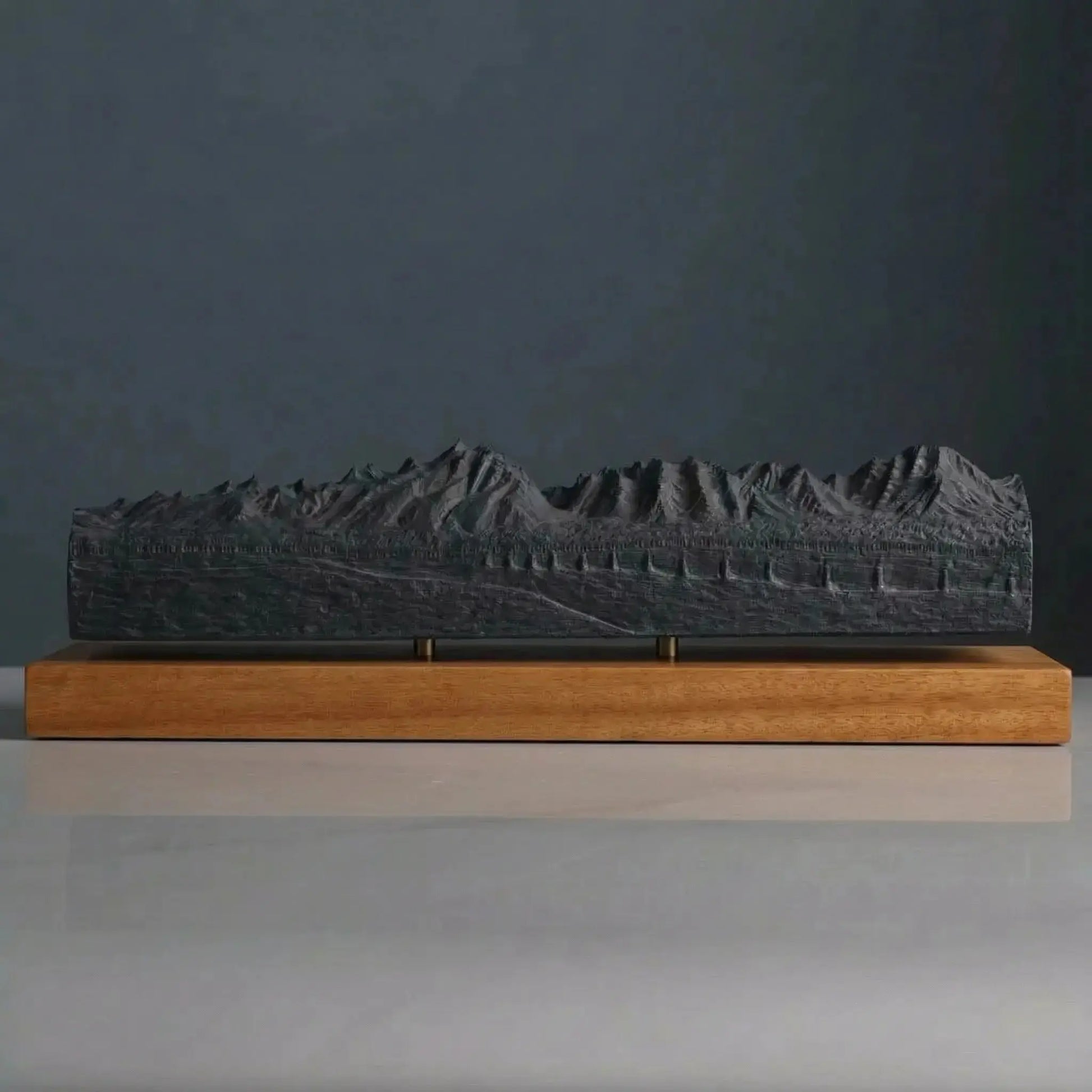 Grand Teton Sculpture (Panorama View, Wyoming) Sculpted Peaks