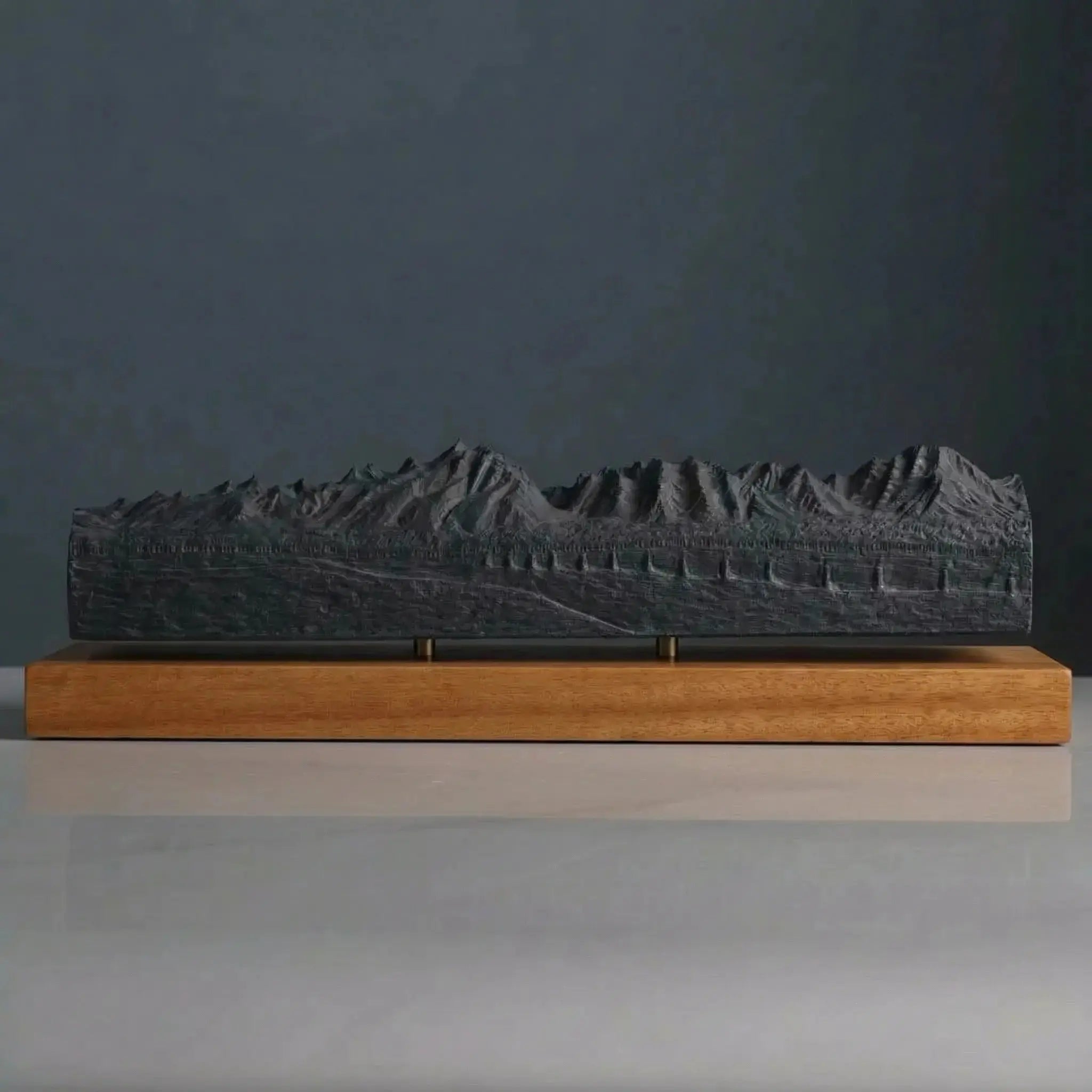 Grand Teton Sculpture (Panorama View, Wyoming) Sculpted Peaks