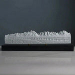 Grand Teton Sculpture (Panorama View, Wyoming) Sculpted Peaks