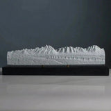 Grand Teton Sculpture (Panorama View, Wyoming) Sculpted Peaks