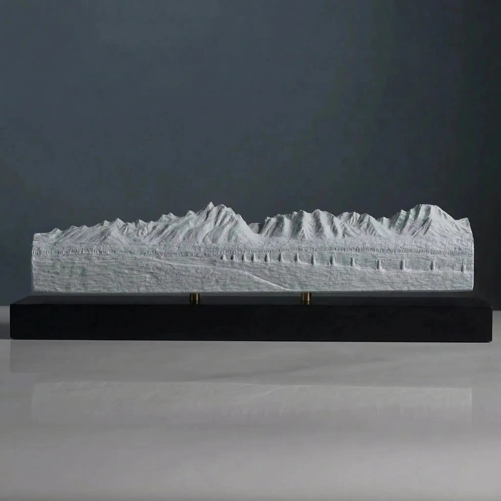 Grand Teton Sculpture (Panorama View, Wyoming) Sculpted Peaks