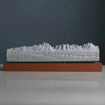 Grand Teton Sculpture (Panorama View, Wyoming) Sculpted Peaks