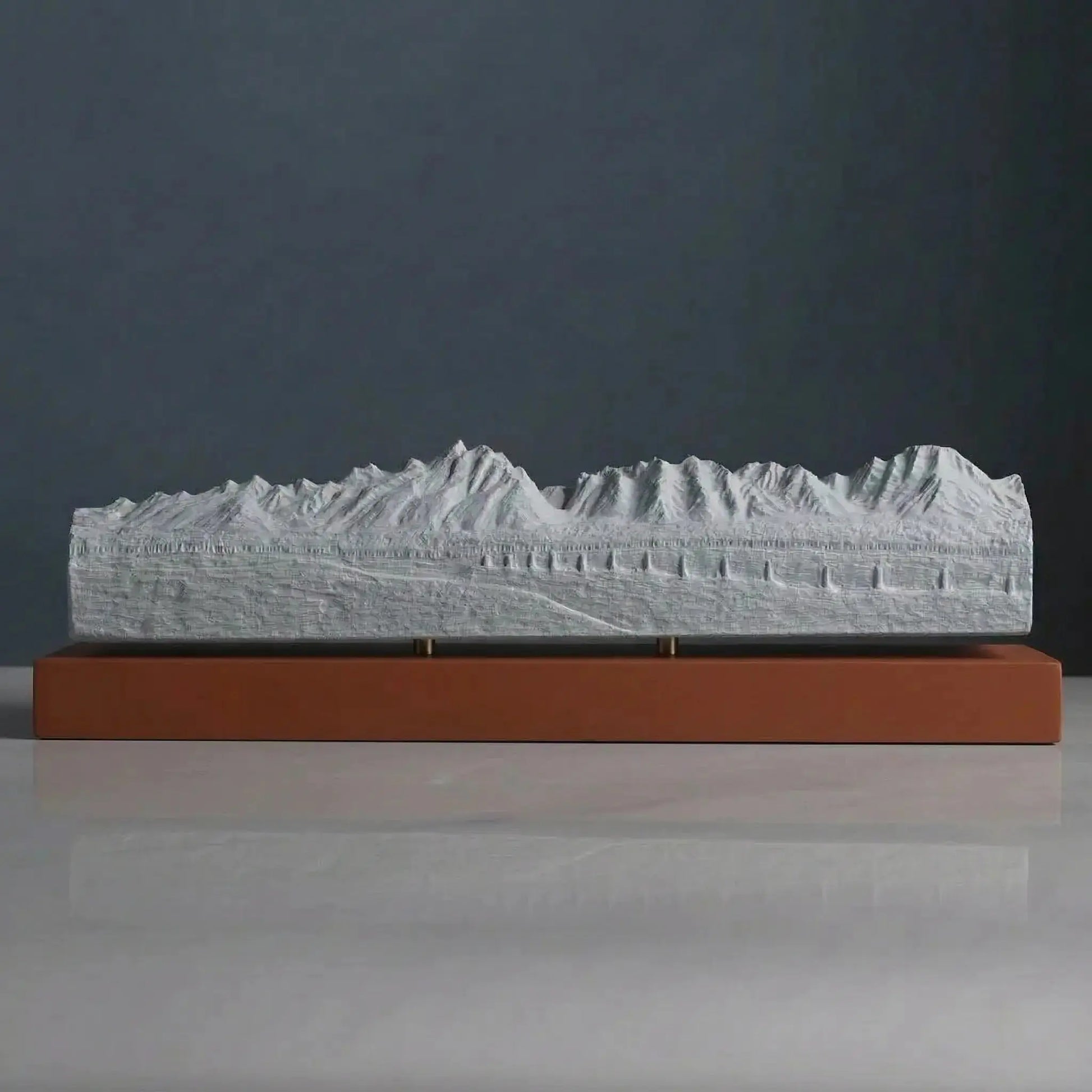 Grand Teton Sculpture (Panorama View, Wyoming) Sculpted Peaks