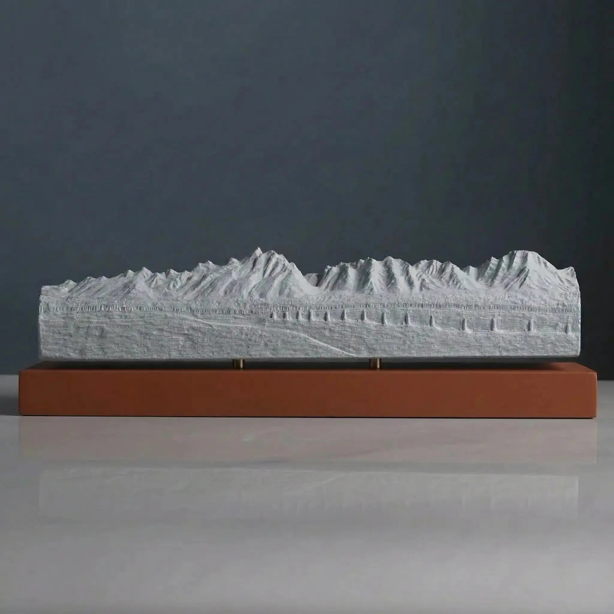 Grand Teton Sculpture (Panorama View, Wyoming) Sculpted Peaks