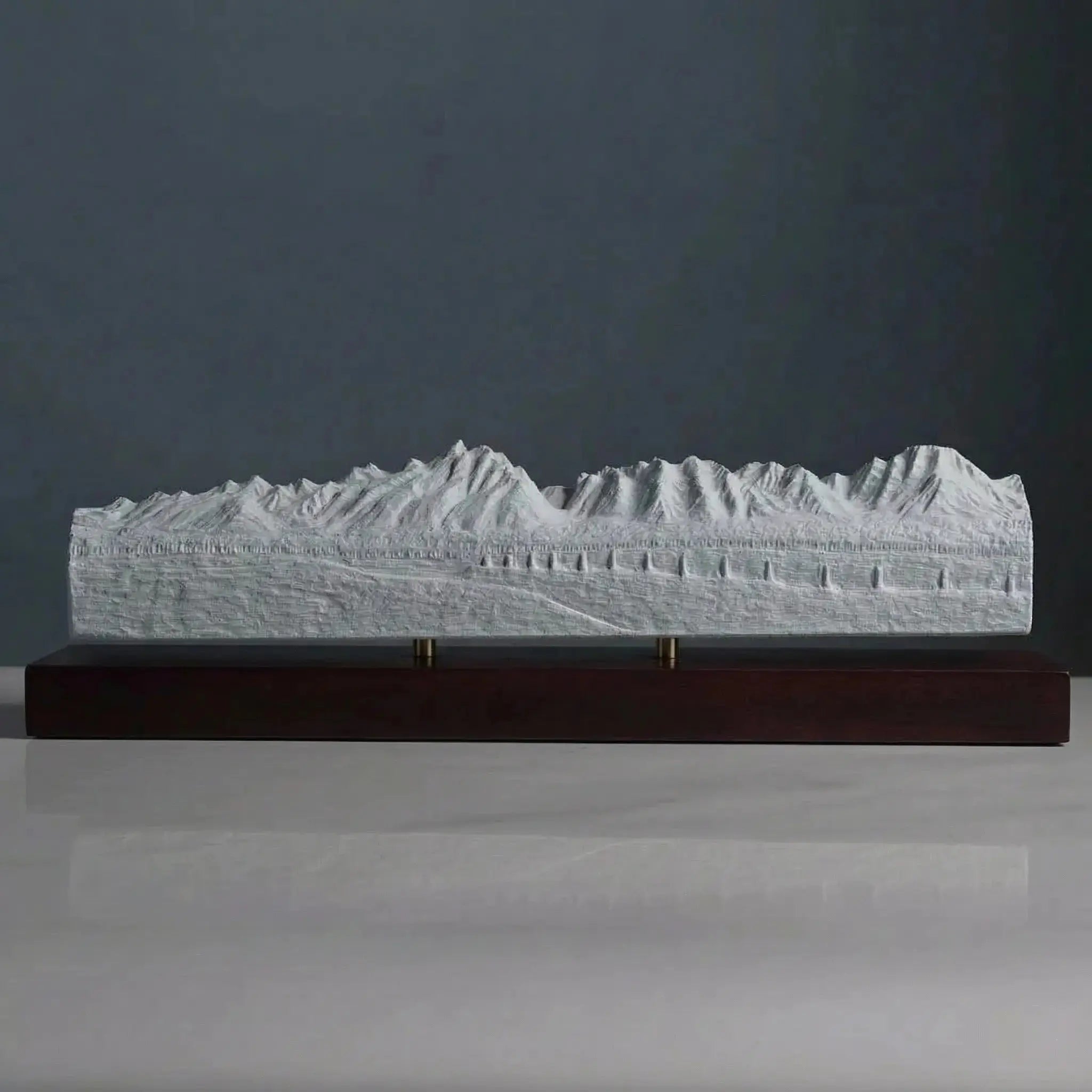 Grand Teton Sculpture (Panorama View, Wyoming) Sculpted Peaks