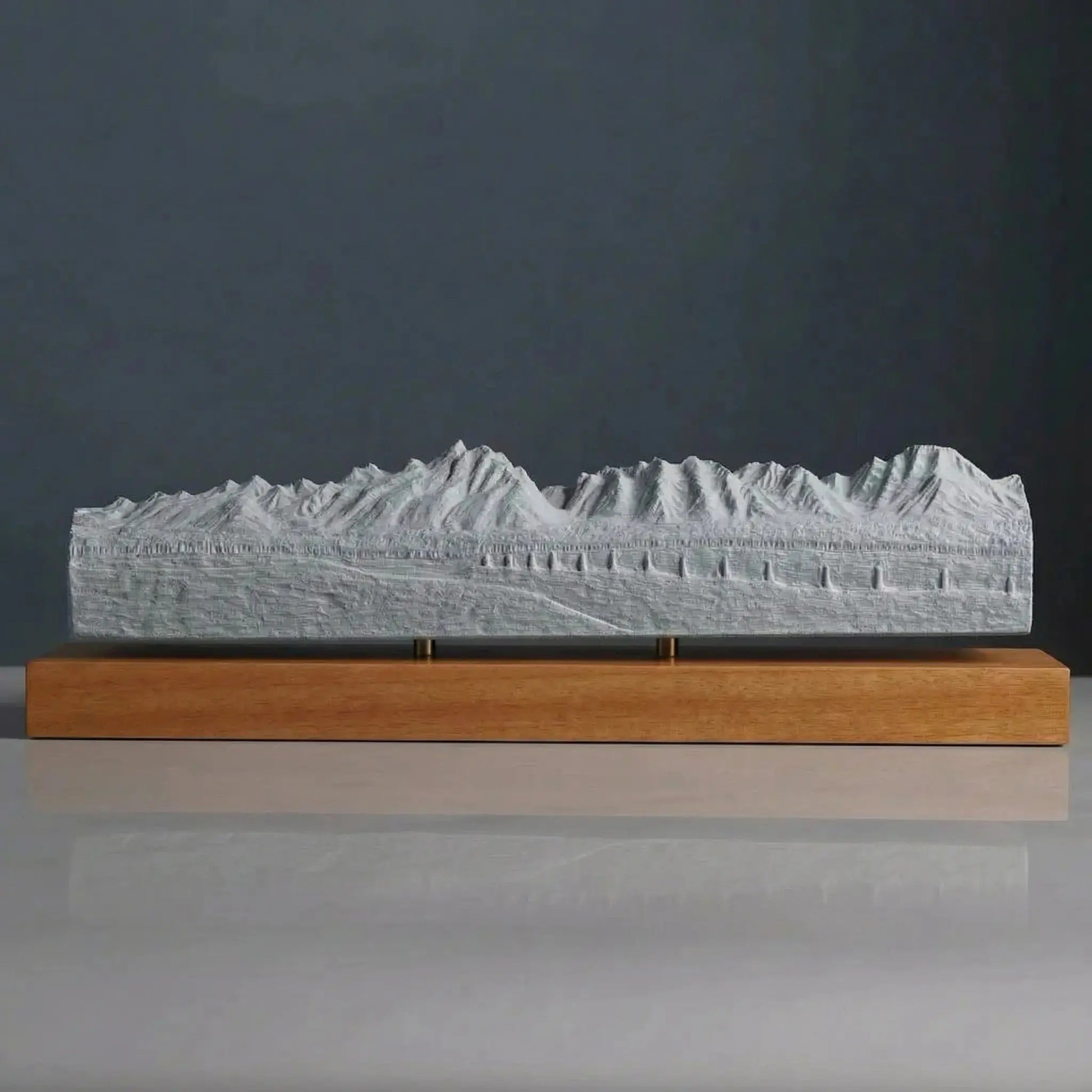 Grand Teton Sculpture (Panorama View, Wyoming) Sculpted Peaks